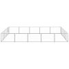 Dog Kennel Silver 269.1 ft¬≤ Steel