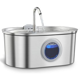 Water Feeder Stainless Steel Pet Water Dispenser (Option: Korean Standard)