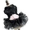 Dog Clothes Pet Wedding Dress (Option: Black-XL)